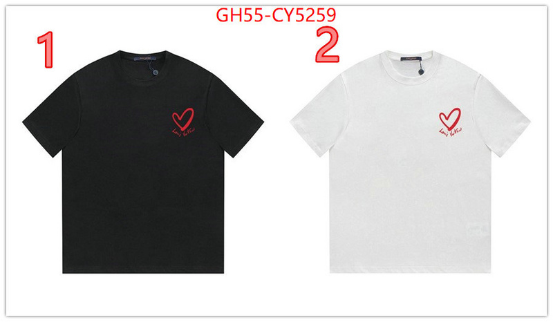 Clothing-LV fake designer ID: CY5259 $: 55USD