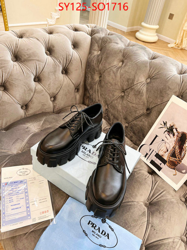 Men shoes-Prada luxury cheap replica ID: SO1716 $: 125USD