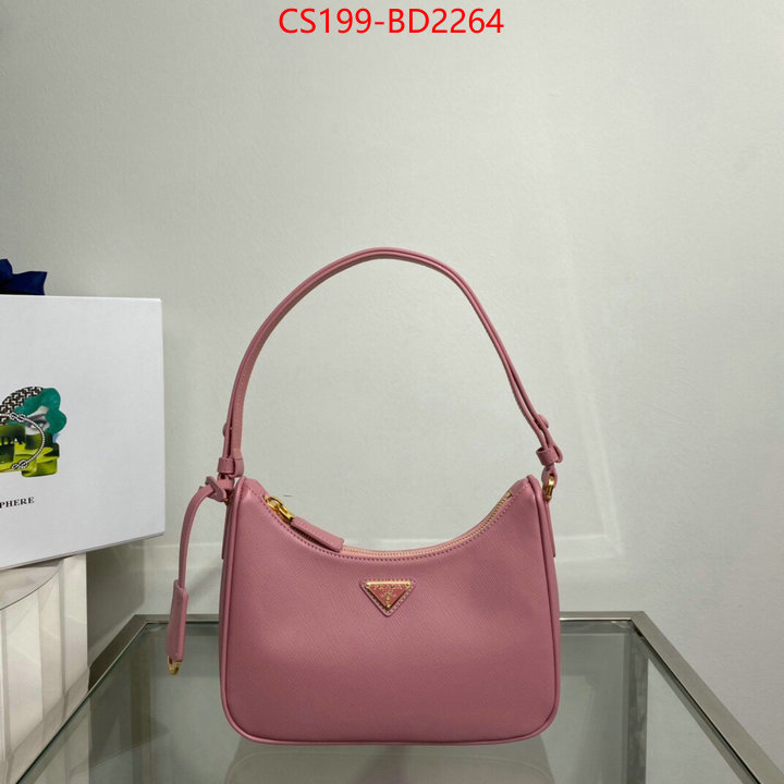 Prada Bags (TOP)-Re-Edition 2000 buy 2023 replica ID: BD2264 $: 199USD