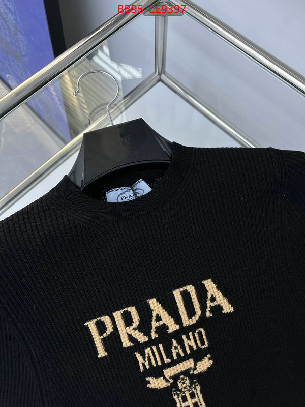 Clothing-Prada how to buy replica shop ID: CE9397 $: 95USD