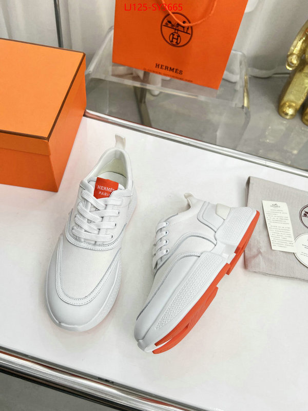 Women Shoes-Hermes top perfect fake ID: SY3665 $: 125USD