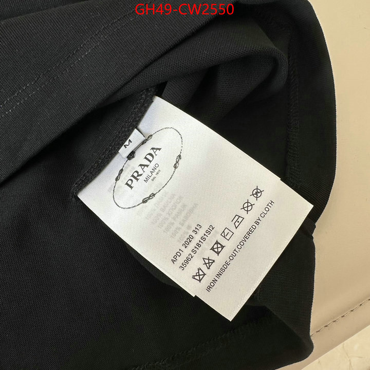 Clothing-Prada buy best quality replica ID: CW2550 $: 49USD