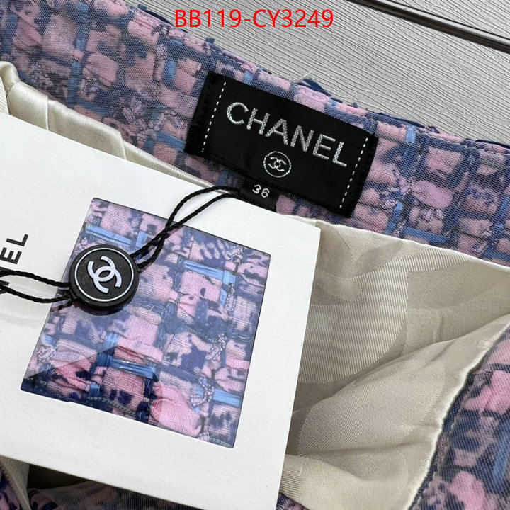 Clothing-Chanel 2023 aaaaa replica customize ID: CY3249 $: 119USD