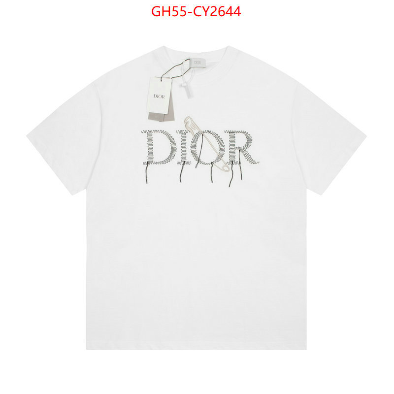 Clothing-Dior fashion replica ID: CY2644 $: 55USD