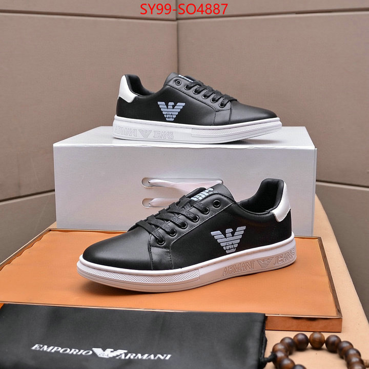 Men shoes-Armani top brands like ID: SO4887 $: 99USD