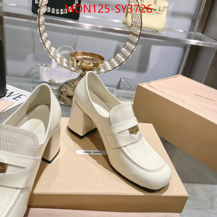 Women Shoes-Miu Miu high ID: SY3726 $: 125USD