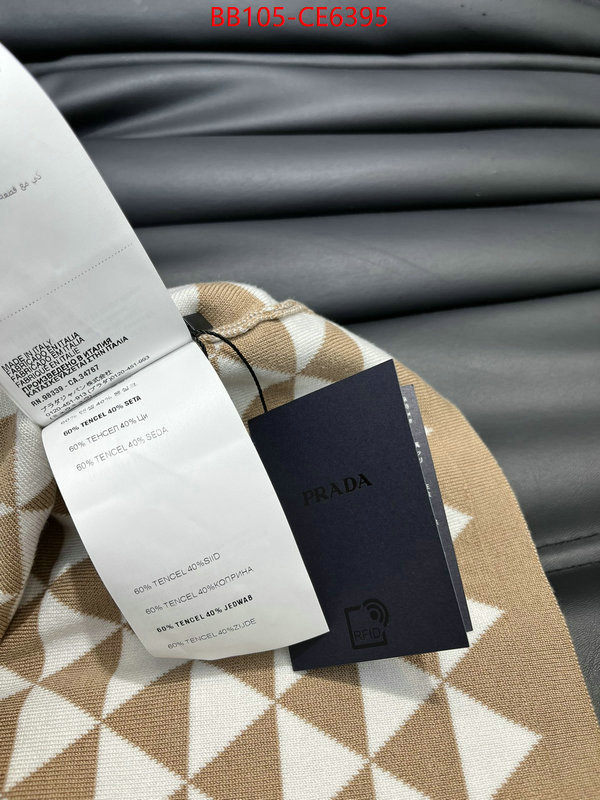 Clothing-Prada replica ID: CE6395 $: 105USD