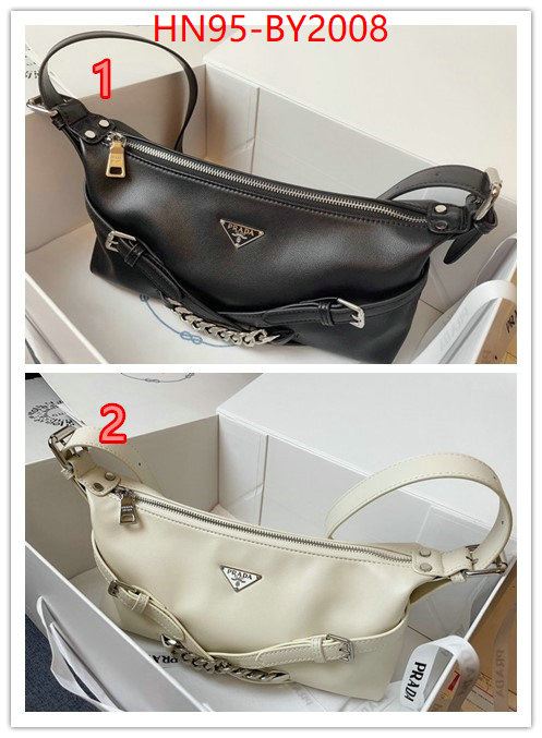 Prada Bags (4A)-Handbag- brand designer replica ID: BY2008 $: 95USD