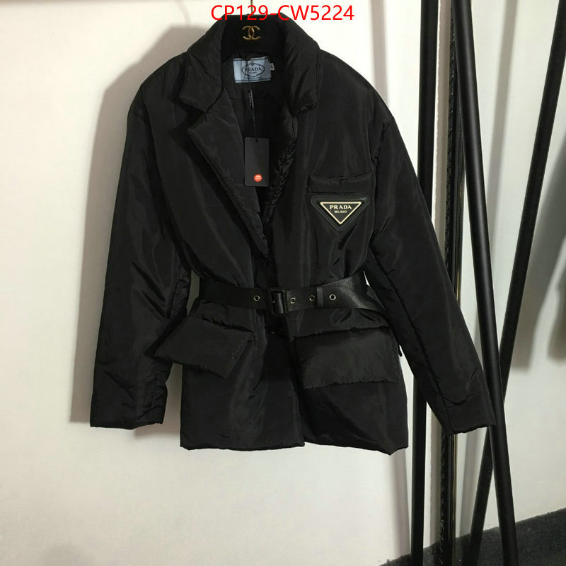 Clothing-Prada shop cheap high quality 1:1 replica ID: CW5224 $: 129USD