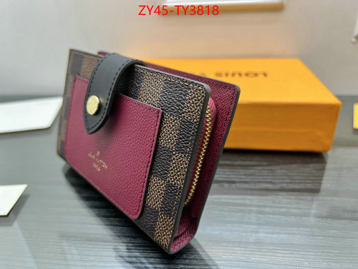 LV Bags(4A)-Wallet buy 2023 replica ID: TY3818 $: 45USD