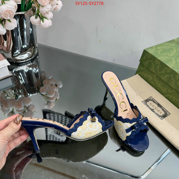 Women Shoes-Gucci replica 2023 perfect luxury ID: SY2778 $: 125USD