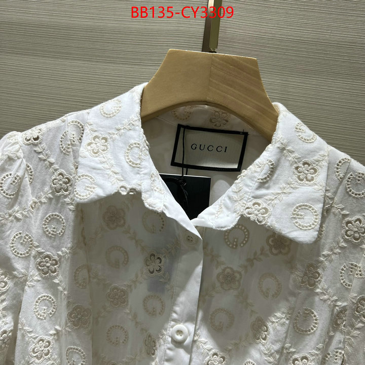 Clothing-Gucci the highest quality fake ID: CY3309 $: 135USD
