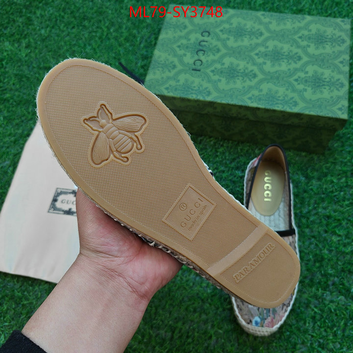 Women Shoes-Gucci wholesale designer shop ID: SY3748 $: 79USD