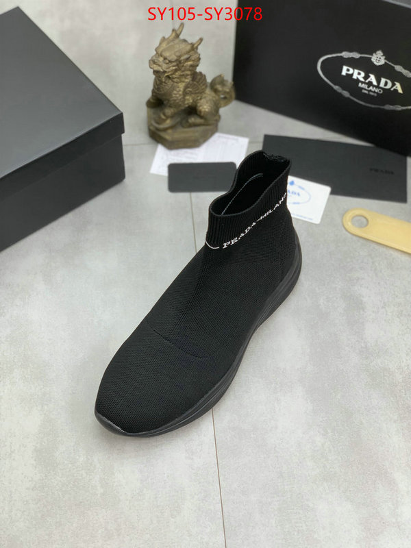 Men shoes-Prada fake high quality ID: SY3078 $: 105USD