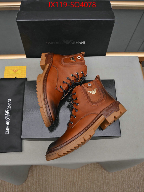 Men shoes-Armani top perfect fake ID: SO4078 $: 119USD
