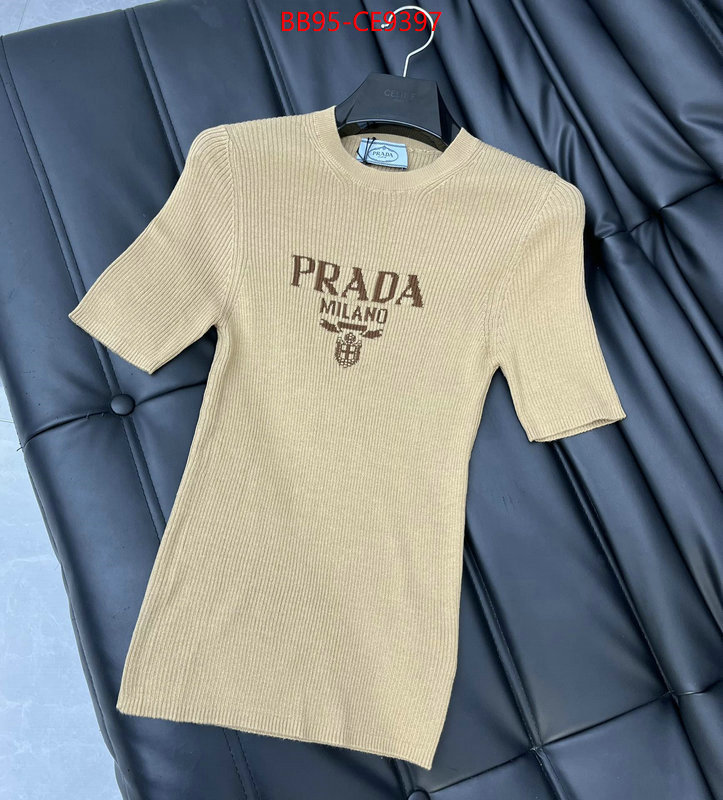 Clothing-Prada how to buy replica shop ID: CE9397 $: 95USD