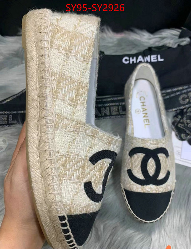 Women Shoes-Chanel top quality designer replica ID: SY2926 $: 95USD