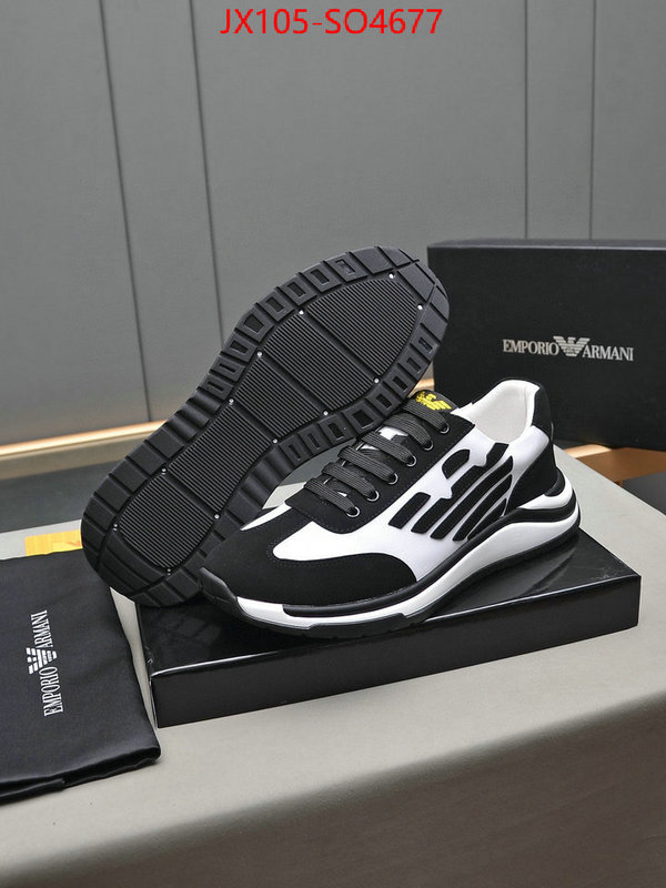 Men shoes-Armani 2023 replica wholesale cheap sales online ID: SO4677 $: 105USD