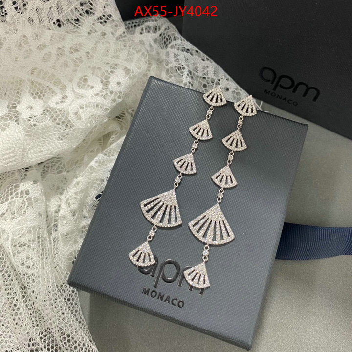 Jewelry-APM brand designer replica ID: JY4042 $: 55USD