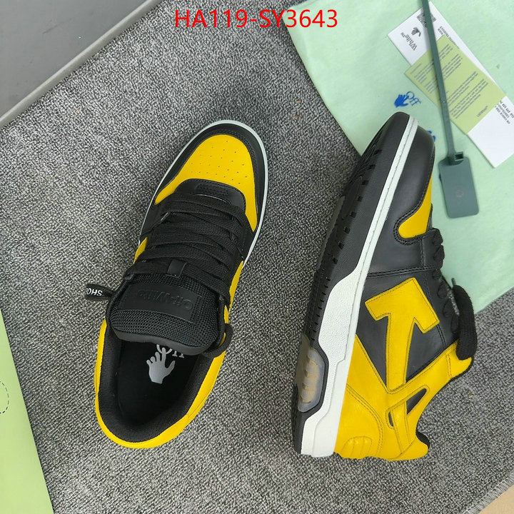 Men Shoes-Offwhite top quality ID: SY3643 $: 119USD