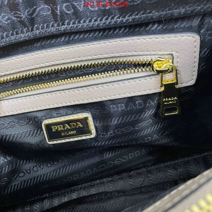 Prada Bags (4A)-Handbag- high quality replica designer ID: BO3829 $: 129USD