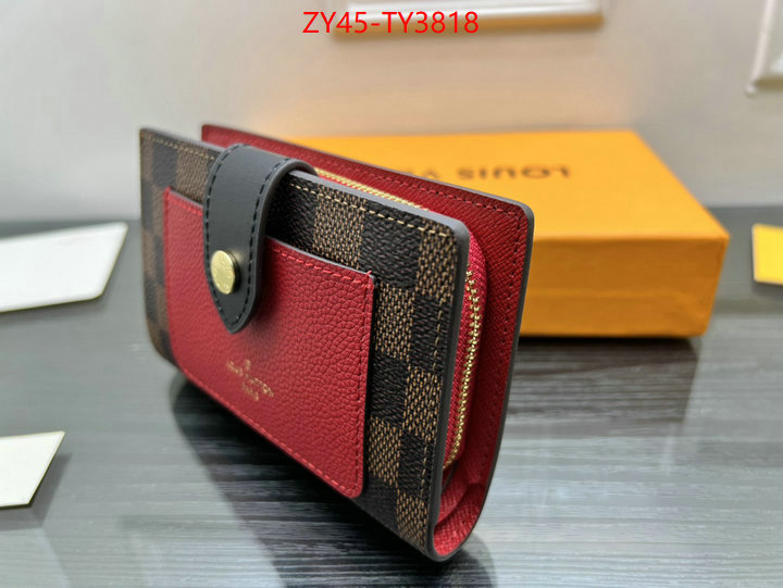 LV Bags(4A)-Wallet buy 2023 replica ID: TY3818 $: 45USD