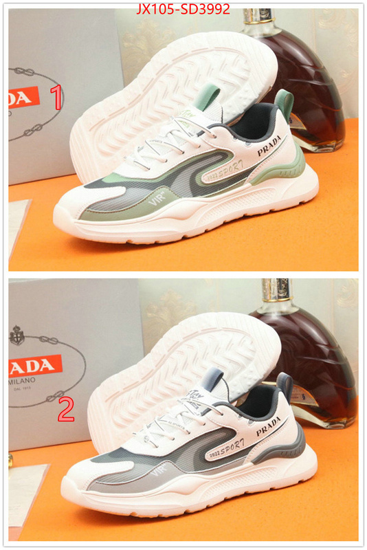 Men shoes-Prada aaaaa class replica ID: SD3992 $: 105USD