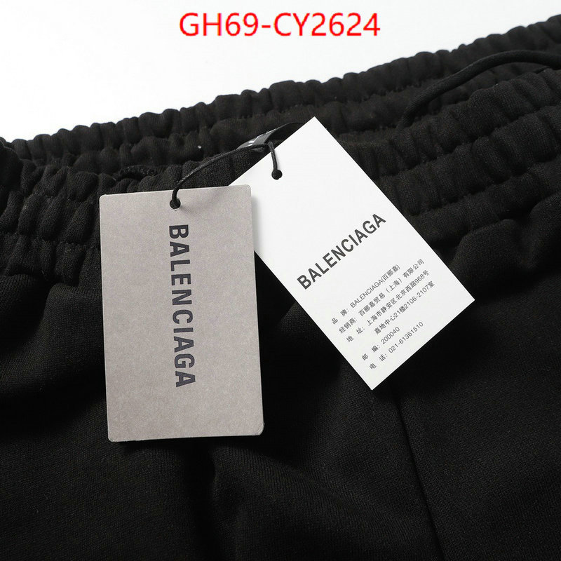 Clothing-Balenciaga buy cheap ID: CY2624 $: 69USD