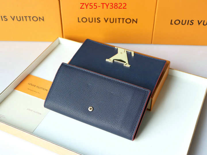 LV Bags(4A)-Wallet buying replica ID: TY3822 $: 55USD