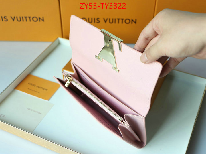 LV Bags(4A)-Wallet buying replica ID: TY3822 $: 55USD