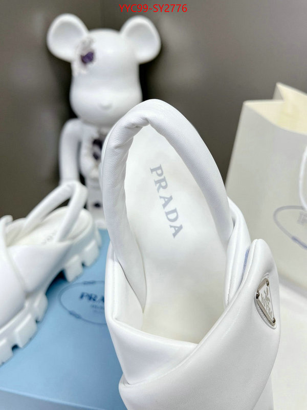 Women Shoes-Prada what's the best place to buy replica ID: SY2776 $: 99USD