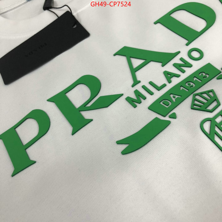 Clothing-Prada replica how can you ID: CP7524 $: 49USD