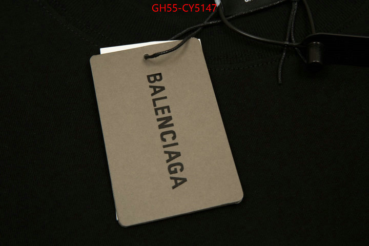 Clothing-Balenciaga sell high quality ID: CY5147 $: 55USD