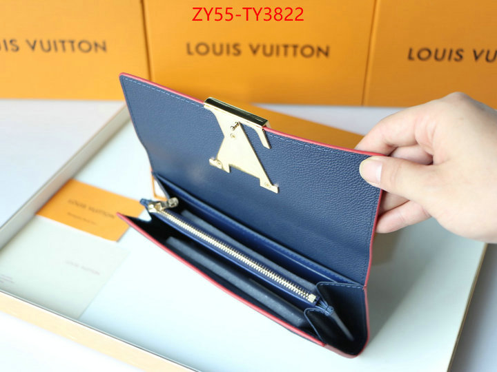 LV Bags(4A)-Wallet buying replica ID: TY3822 $: 55USD