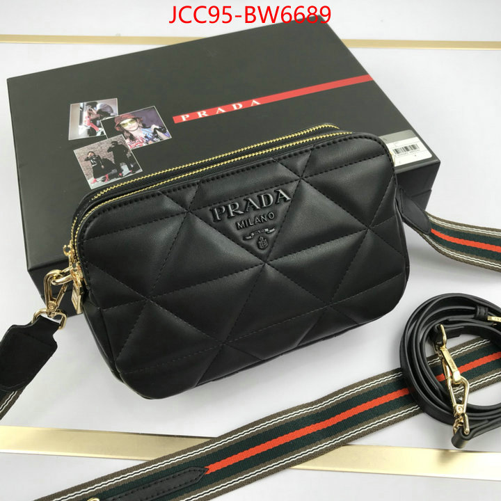 Prada Bags (4A)-Diagonal- wholesale replica shop ID: BW6689 $: 95USD