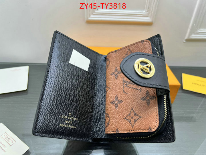 LV Bags(4A)-Wallet buy 2023 replica ID: TY3818 $: 45USD