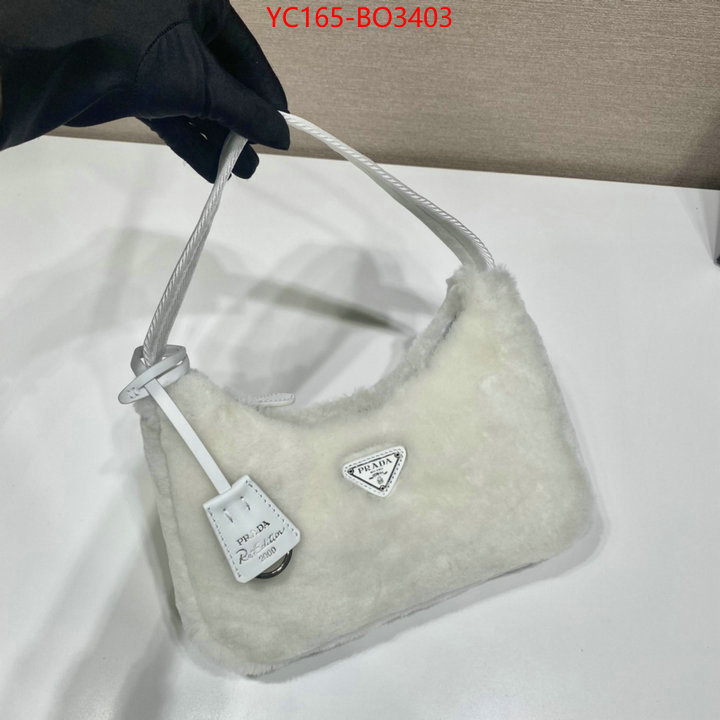 Prada Bags (TOP)-Re-Edition 2005 new designer replica ID: BO3403 $: 165USD