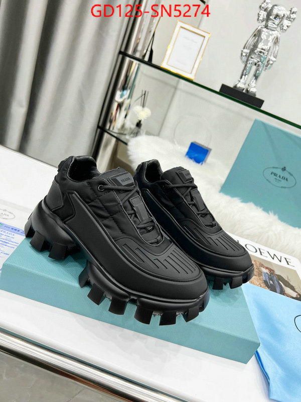 Men shoes-Prada shop designer ID: SN5274 $: 125USD