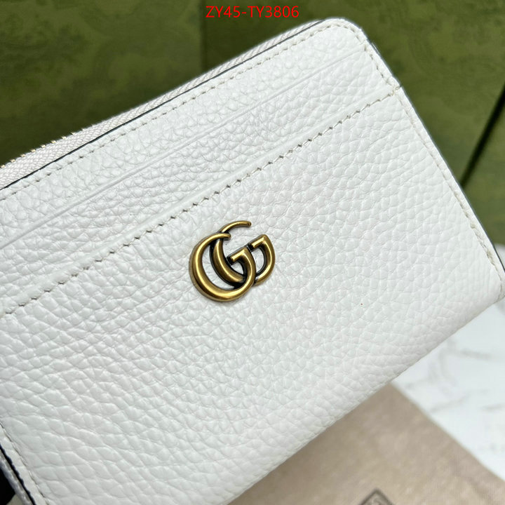 Gucci Bags(4A)-Wallet- where to find best ID: TY3806 $: 45USD