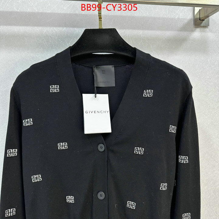 Clothing-Givenchy aaaaa replica designer ID: CY3305 $: 99USD