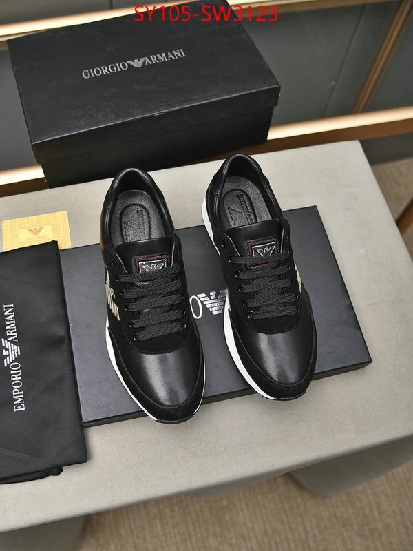 Men shoes-Armani fake cheap best online ID: SW3123 $: 105USD