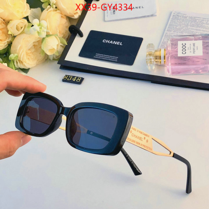 Glasses-Chanel 2023 replica wholesale cheap sales online ID: GY4334 $: 39USD