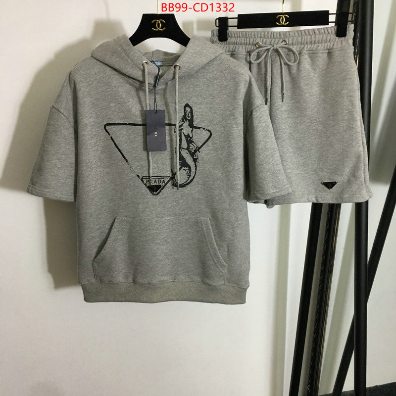 Clothing-Prada aaaaa+ quality replica ID: CD1332 $: 99USD