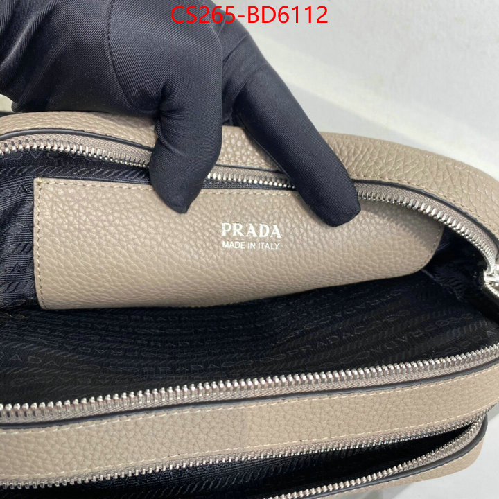 Prada Bags (TOP)-Diagonal- can you buy knockoff ID: BD6112 $: 265USD