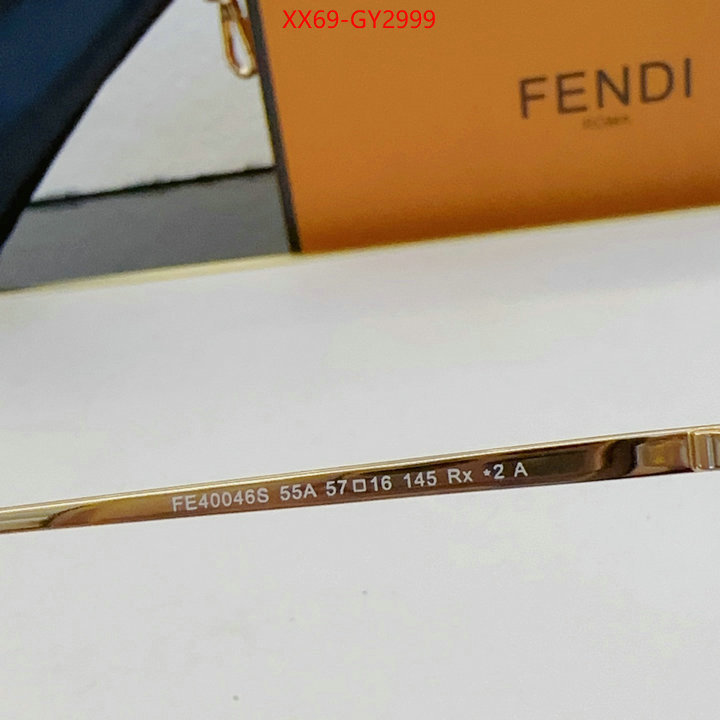 Glasses-Fendi best website for replica ID: GY2999 $: 69USD