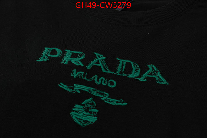 Clothing-Prada where should i buy replica ID: CW5279 $: 49USD