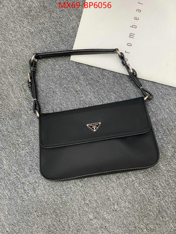 Prada Bags (4A)-Handbag- can you buy knockoff ID: BP6056 $: 69USD