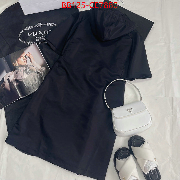 Clothing-Prada fashion replica ID: CE7880 $: 125USD