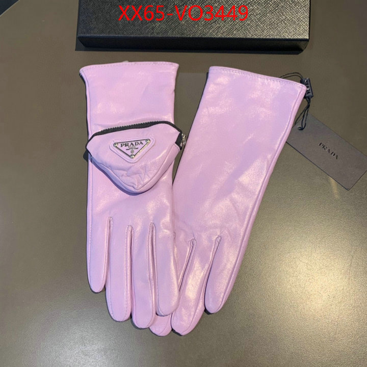 Gloves-Prada best quality designer ID: VO3449 $: 65USD