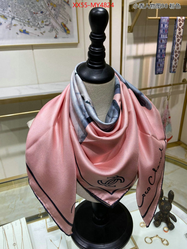 Scarf-Chanel can you buy knockoff ID: MY4824 $: 55USD